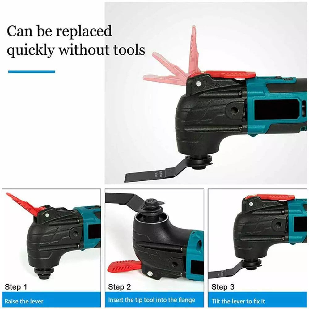 Oscillating Multi-Tool For Makita 18V Battery Versatile Cordless Sander With Sawing, Sanding And Cutting Functions No Batteries Or Chargers Required