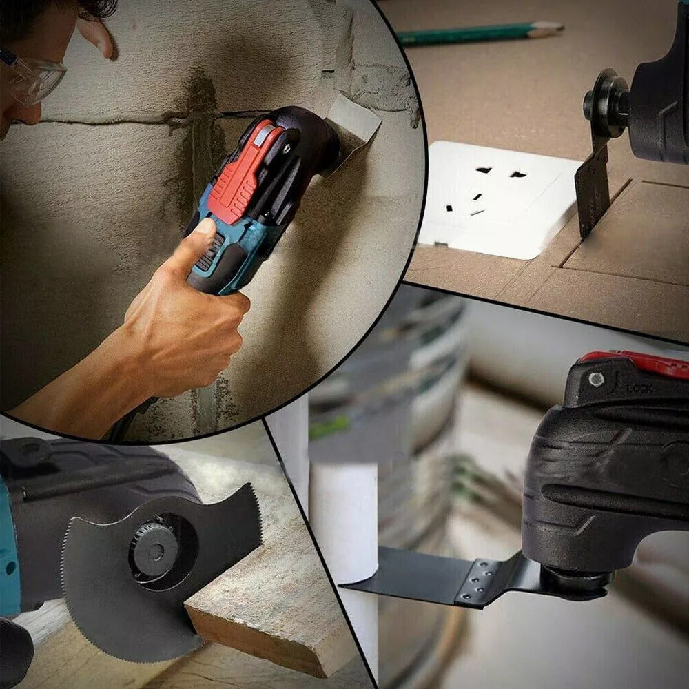 Oscillating Multi-Tool For Makita 18V Battery Versatile Cordless Sander With Sawing, Sanding And Cutting Functions No Batteries Or Chargers Required